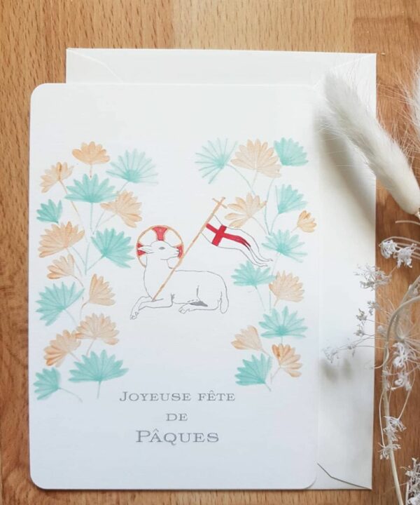 Carte - Agneau pascal