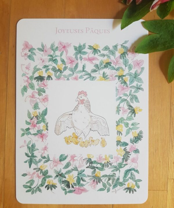 Carte - Poule de Pâques