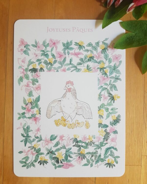 Carte - Poule de Pâques