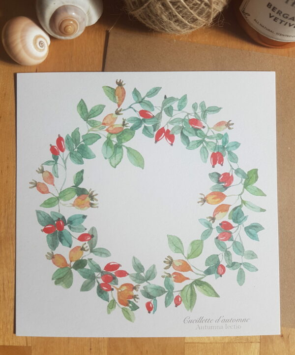 Carte - Cueillette d'automne