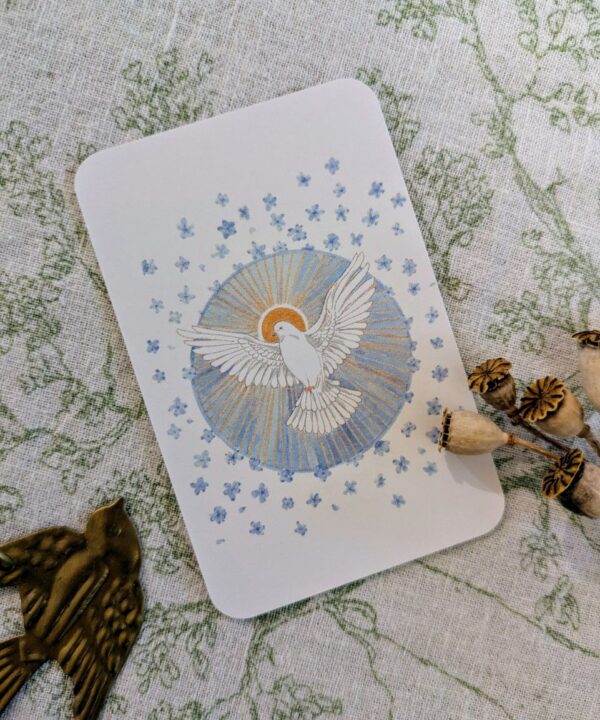 Mini carte - Saint-Esprit & myosotis