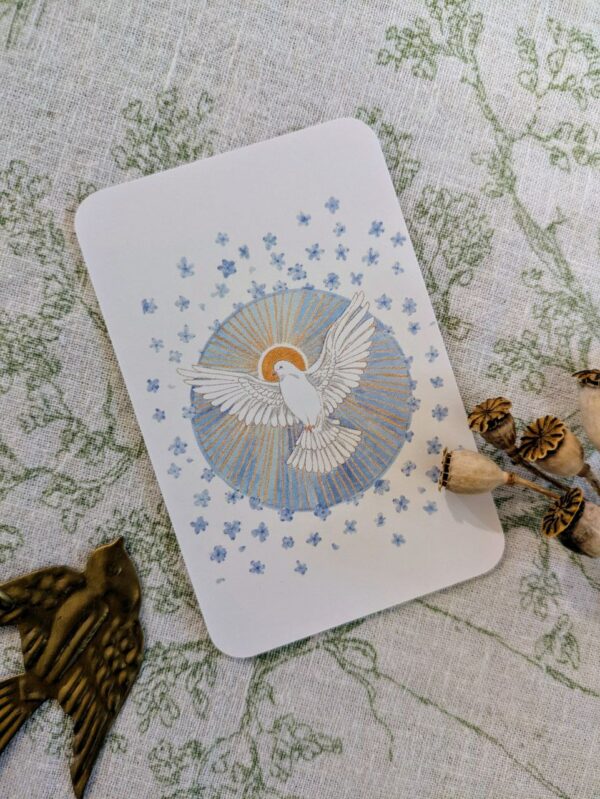 Mini carte - Saint-Esprit & myosotis