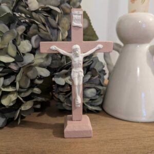 Petite croix pastel – rose