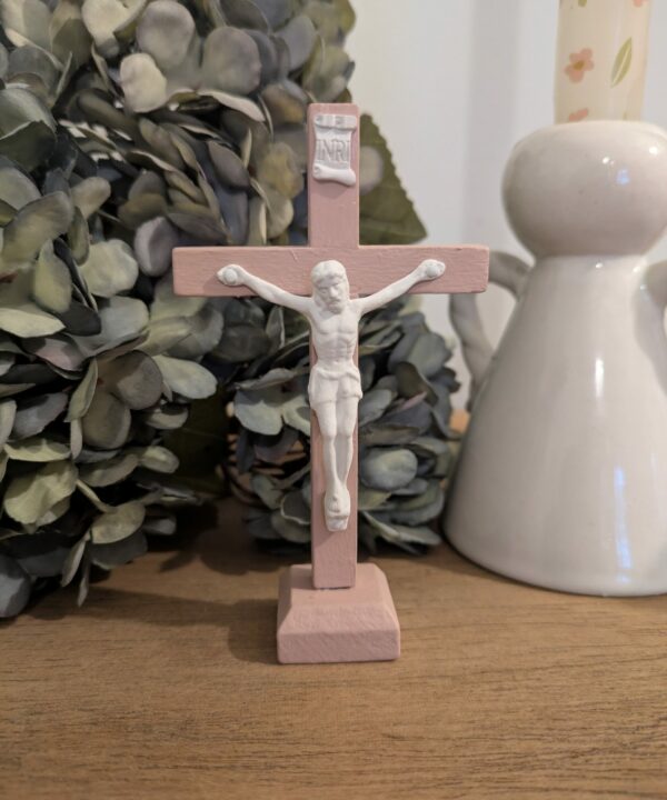 Petite croix pastel – rose