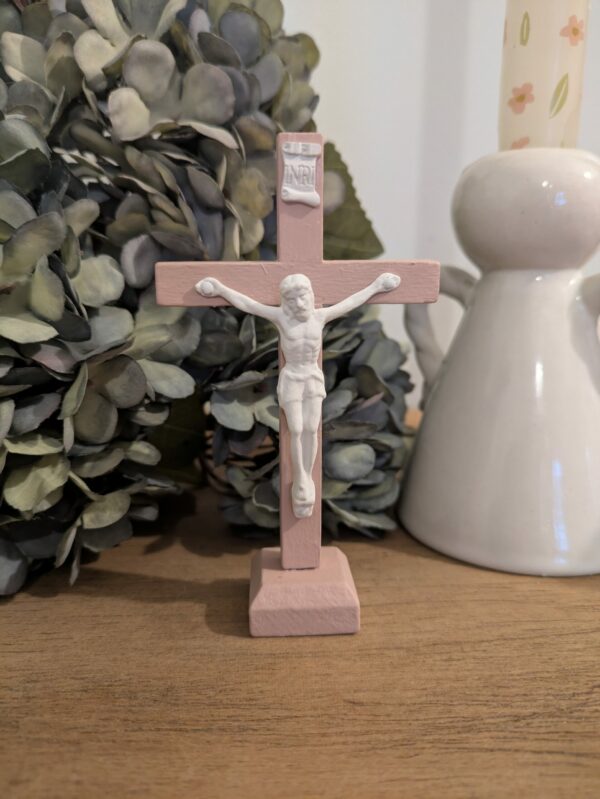 Petite croix pastel – rose