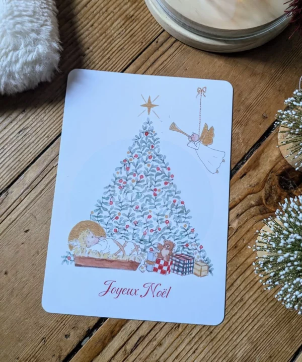 Carte - Au pied du sapin de Noel