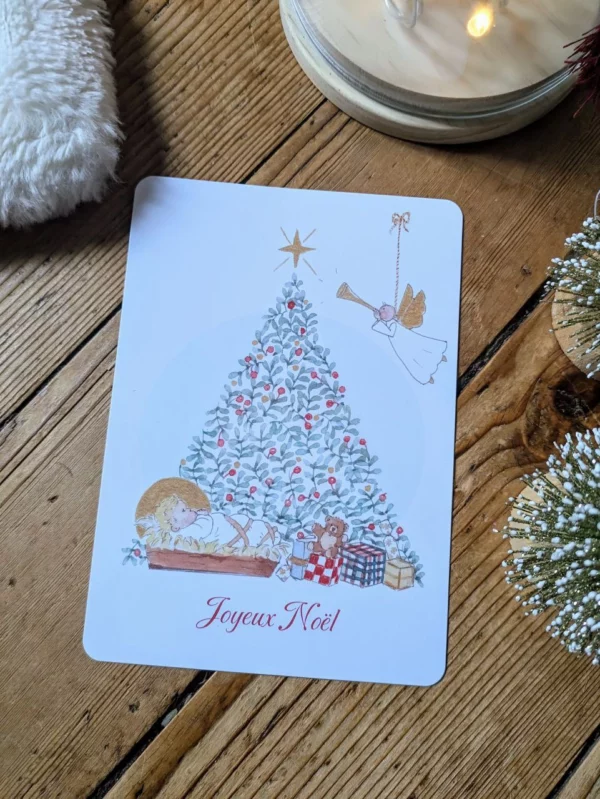Carte - Au pied du sapin de Noel