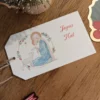 Etiquette cadeau - La Vierge à l'enfant