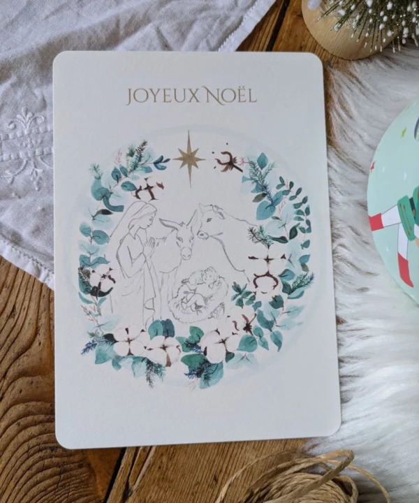 carte La vierge et l'enfant Jésus