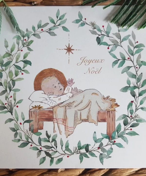 L'enfant jésus dans son berceau