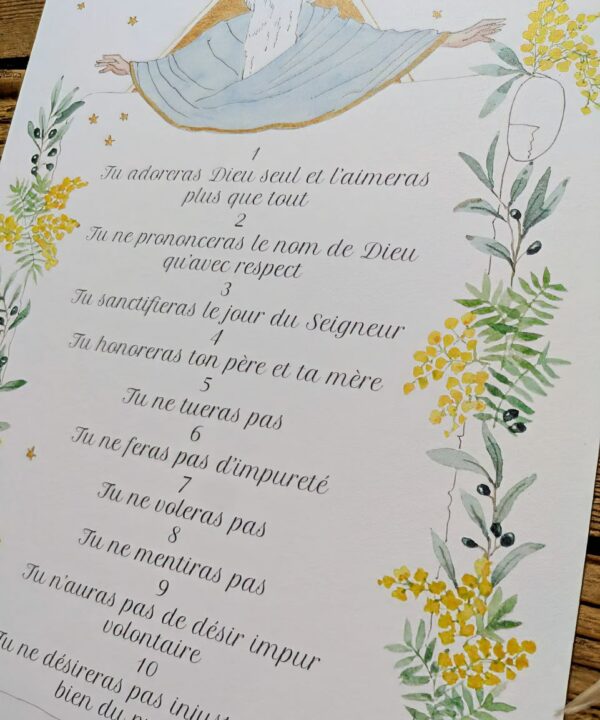 Alternative view of Affiche - Les dix commandements