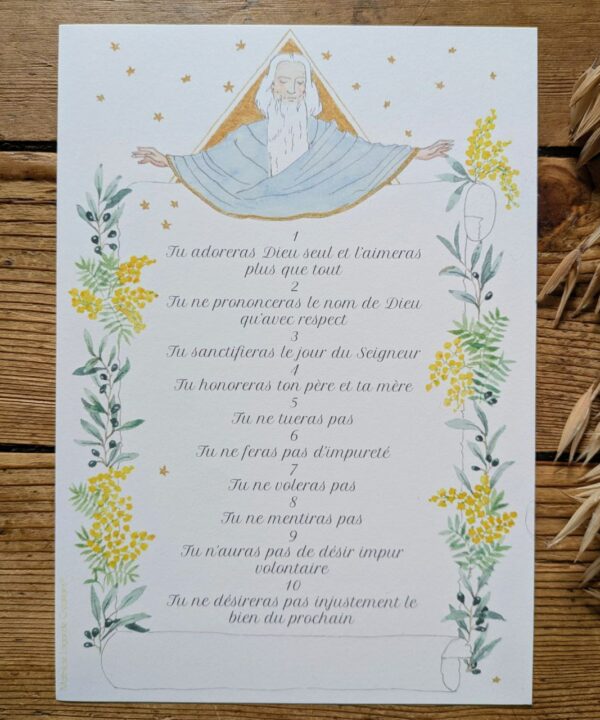 Affiche - Les dix commandements