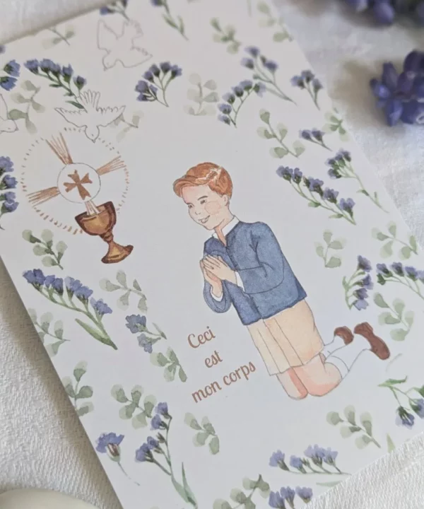 Signet de première communion pour garçon